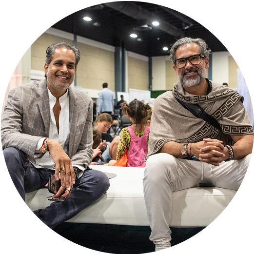 Attendees at the Eudēmonia Summit consumer Expo, EXPOSÕME