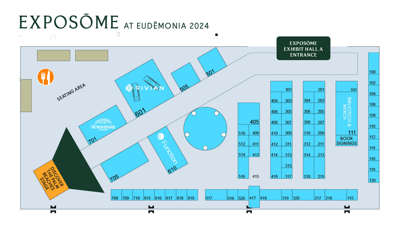 Eudemonia 2024 Booth Map